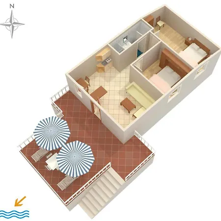 Apartamento By The Sea Molunat, Dubrovnik - 2137 *