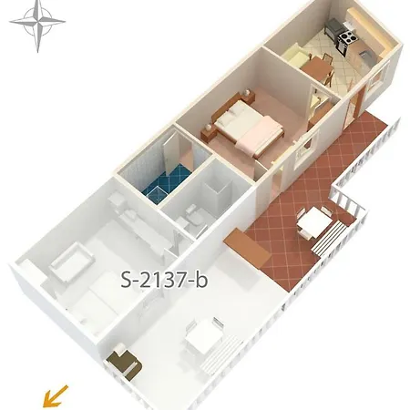 Apartman By The Sea Molunat, Dubrovnik - 2137 *