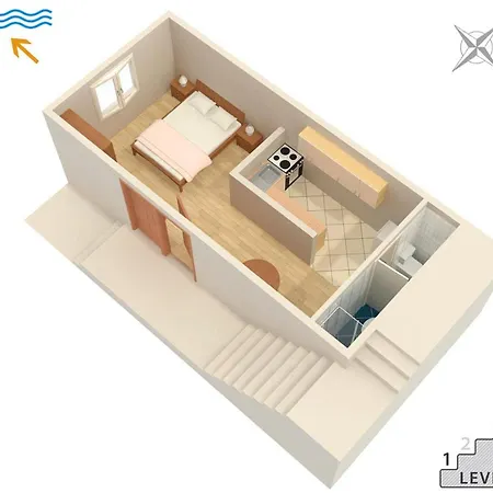 By The Sea Molunat, Dubrovnik - 2137 アパート モルナット